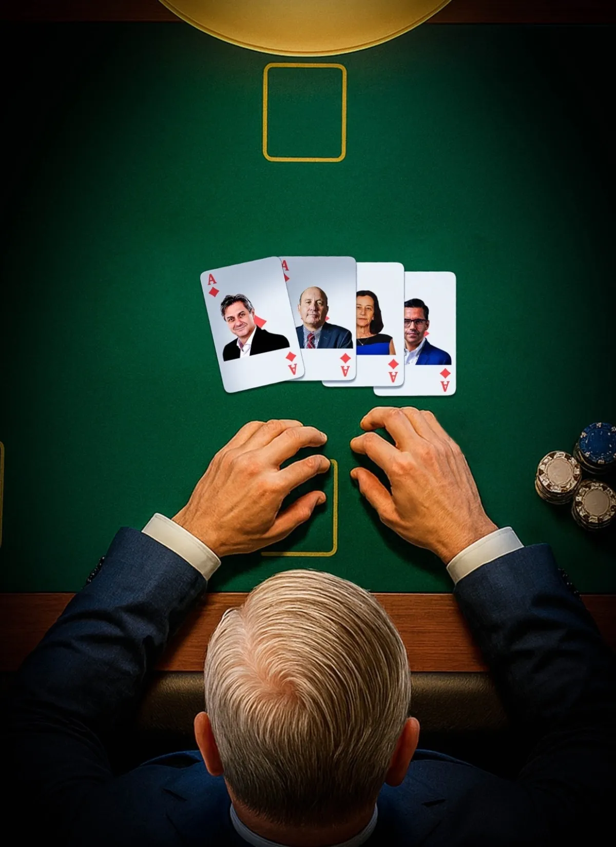 Imagen de balanza económica con billetes de dólar y peso chileno, simbolizando la estabilidad financiera y el rol del Ministro de Hacienda en Chile.